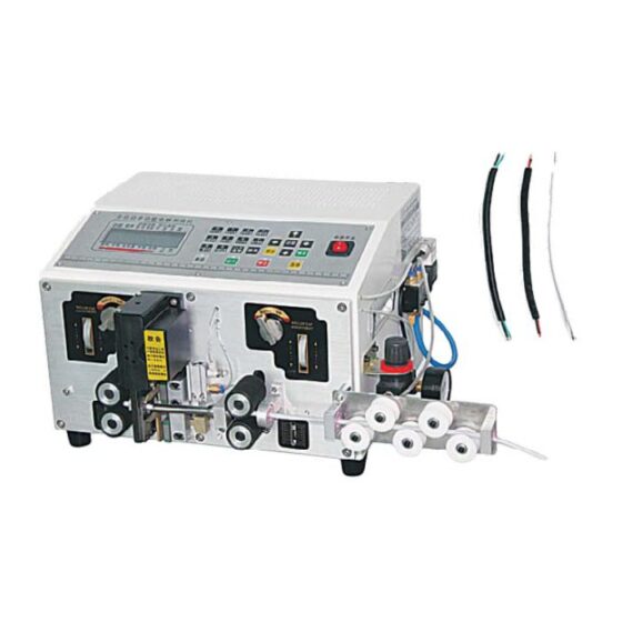 Machine Prv Case 2 Core Jacketed Wire Cutting and Stripping Machine